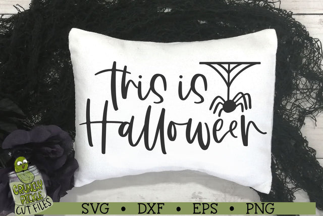 This is Halloween SVG File SVG Crunchy Pickle 