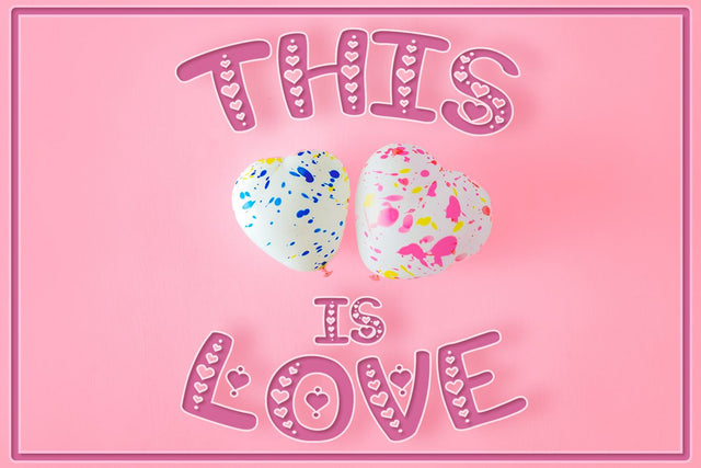 This Is Love: Valentine's Craft Font SVG Feya's Fonts and Crafts