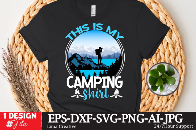 This Is My Camping Shirt SVG Cute File SVG Insomnia Std 