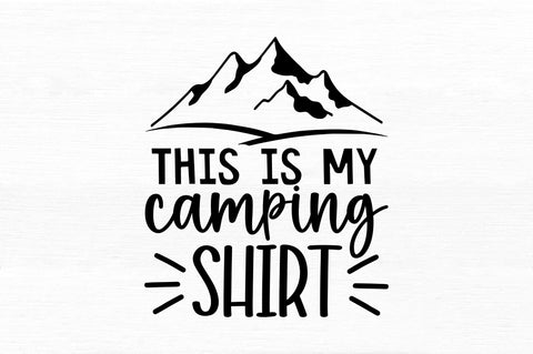 This is my camping shirt SVG SVG Regulrcrative 