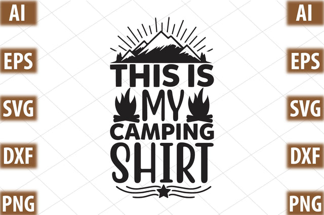 This is my camping shirt SVG SVGista 