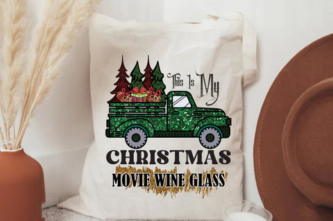 This Is My Christmas Movie Wine Glass Sublimation Sublimation Jagonath Roy 