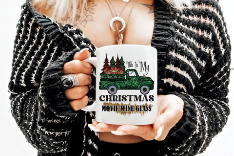 This Is My Christmas Movie Wine Glass Sublimation Sublimation Jagonath Roy 