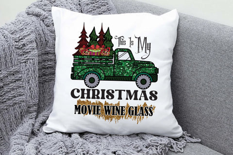 This Is My Christmas Movie Wine Glass Sublimation Sublimation Jagonath Roy 