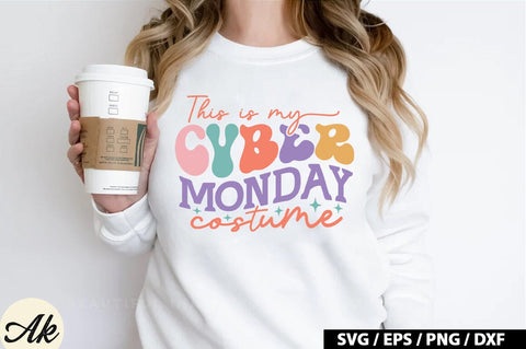 This is my cyber monday costume Retro SVG SVG akazaddesign 