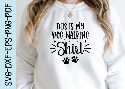 this is my dog walking shirt svg SVG designstore 
