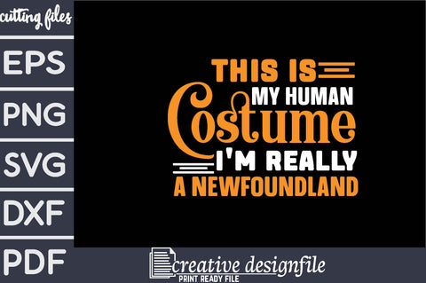 this is my human costume i'm really a newfoundland SVG farhad farhad 