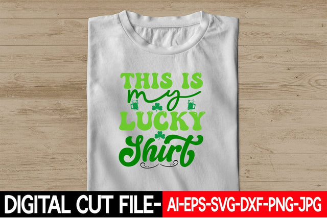 This is My Lucky Shirt Retro SVG Blessedprint 
