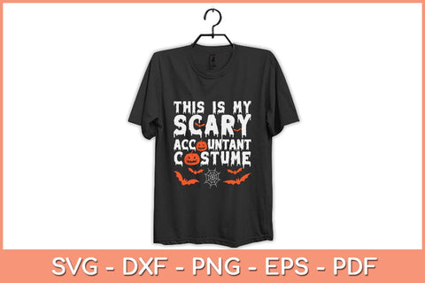 This Is My Scary Accountant Costume Funny Halloween Svg Design SVG artprintfile 