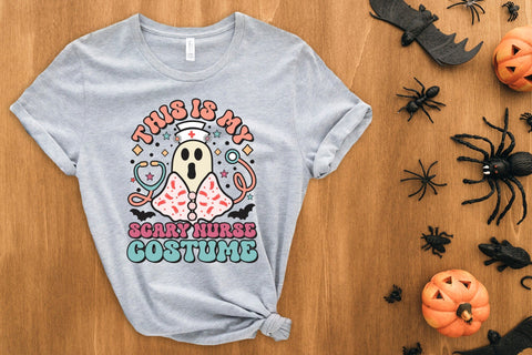 This is My Scary Nurse Costume PNG Sublimation Sublimation CraftLabSVG 