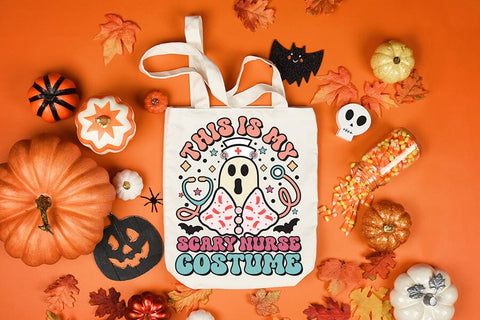 This is My Scary Nurse Costume PNG Sublimation Sublimation CraftLabSVG 