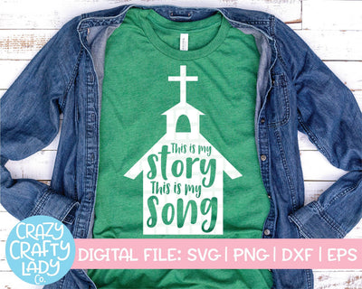 This Is My Story, This Is My Song SVG Crazy Crafty Lady Co. 