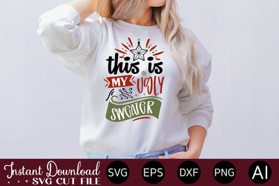 This Is My Ugly Sweater SVG SVG designmaster24 