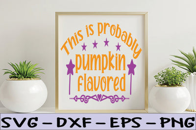 This is probably pumpkin flavored SVG thesvgfactory 