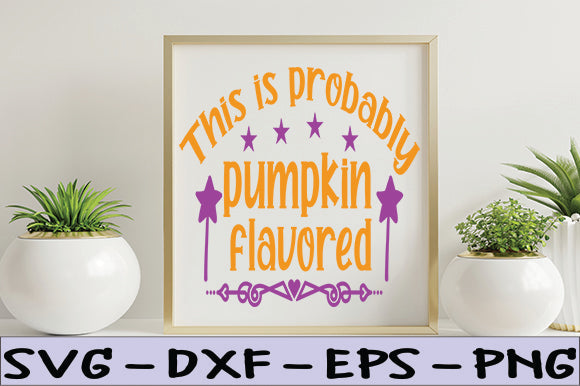 This is probably pumpkin flavored SVG thesvgfactory 