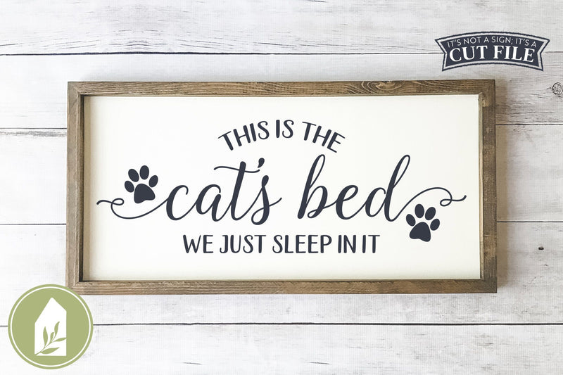 This is the Cat's Bed | Funny Cat SVG SVG LilleJuniper 