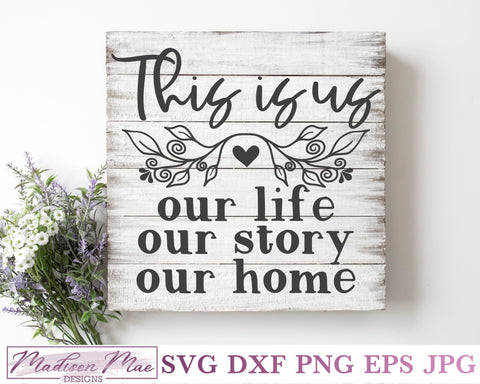 This Is Us - Farmhouse Sign Svg SVG Madison Mae Designs 