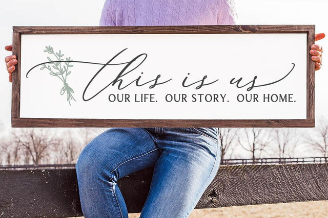 This Is Us Our Life. Our Story. Our Home - Farmhouse SVG SVG So Fontsy Design Shop 