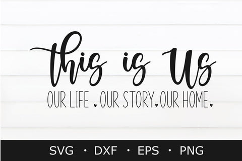 this is us svg design This is us Cut files for Silhouette SVG Chamsae Studio 