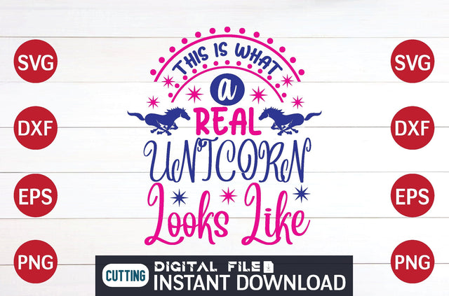 This is What a Real Unicorn Looks Like svg SVG designer krishna 