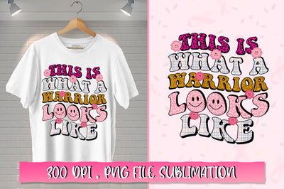 This is what a warrior looks like Retro Sublimation SVG Shetara Begum 