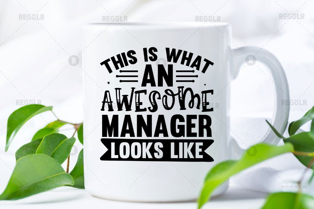 This is what an awesome manager looks like SVG - So Fontsy