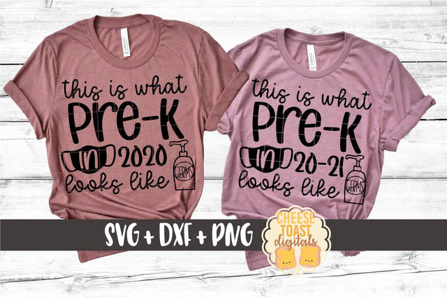 This Is What Pre-K In 2020 Looks Like | School Mask SVG SVG Cheese Toast Digitals 