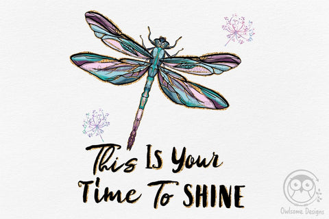 This Is Your Time To Shine Dragonfly PNG Sublimation LAM HOANG THUY 