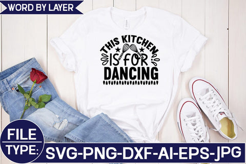 THIS KITCHEN IS FOR DANCING SVG Cut File SVG Studio Innate 