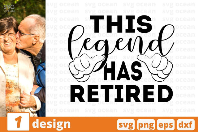 This legend has retired SVG Cut File SVG SvgOcean 
