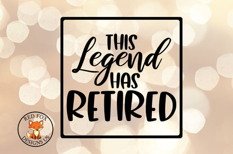 This legend has retired SVG PNG DXF Files SVG RedFoxDesignsUS 