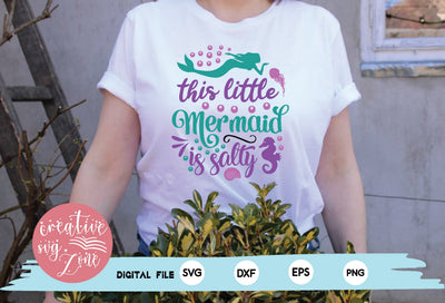 this little mermaid is salty SVG md faruk hossain 