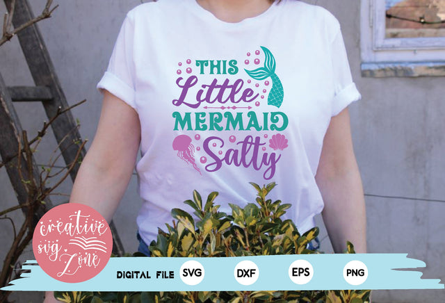 this little mermaid salty SVG md faruk hossain 
