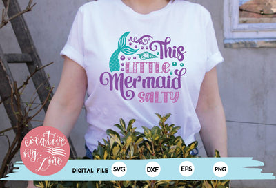 this little mermaid salty SVG md faruk hossain 