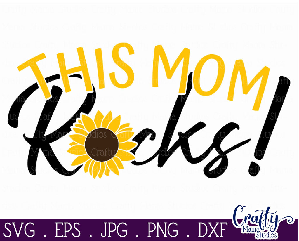 This Mom Rocks | This Kid Rolls | Mom And Me Svg Files - So Fontsy