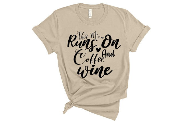 This Mom Runs On Coffee And Wine svg SVG orpitasn 