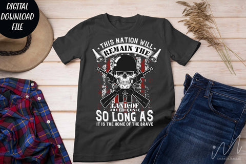 This nation will remain the land svg,4th Of July svg, 4th Of July Shirt svg, Patriotic Shirt svg, 4th July Svg, Patriotic Svg, Independence Day Svg, America Svg SVG Isabella Machell 