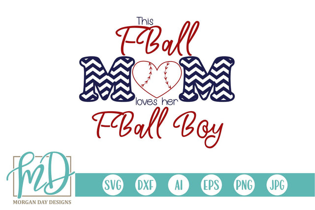 This T Ball Mom Loves Her T Ball Boy SVG Morgan Day Designs 