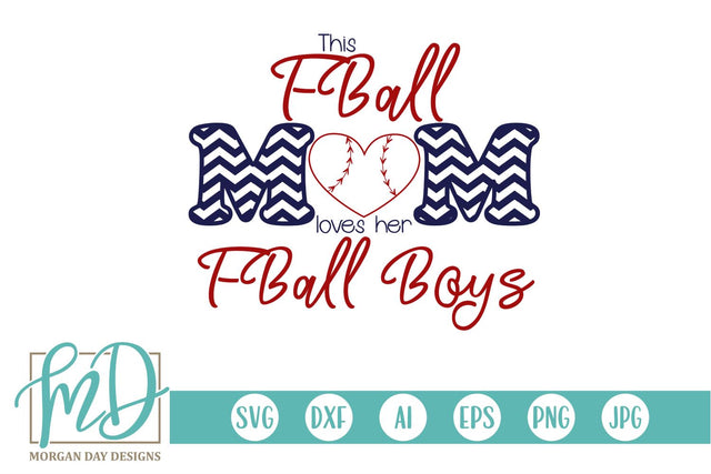 This T Ball Mom Loves Her T Ball Boys SVG Morgan Day Designs 