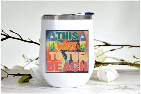 This Way to the Beach Sublimation Sublimation Jagonath Roy 