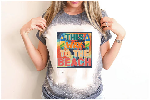 This Way to the Beach Sublimation Sublimation Jagonath Roy 