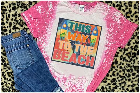 This Way to the Beach Sublimation Sublimation Jagonath Roy 