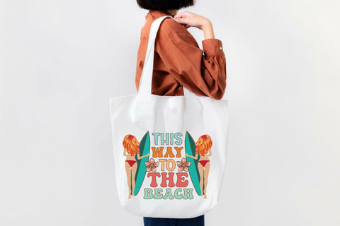 This Way to the Beach Sublimation Sublimation Rupkotha 