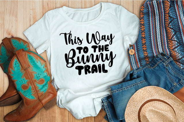 This Way To The Bunny Trail svg SVG orpitasn 