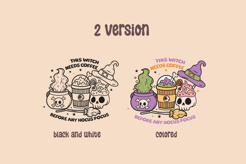 This witch needs coffee, halloween Coffee svg sublimation SVG dadan_pm 