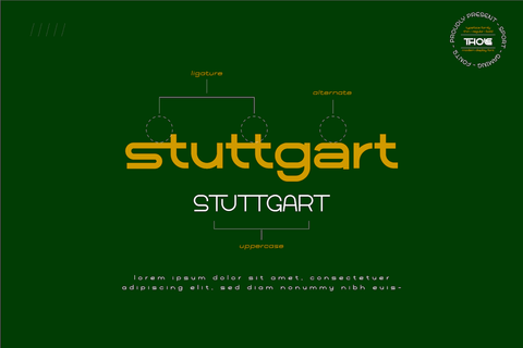 Thole Font twinletter 