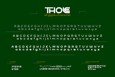 Thole Font twinletter 