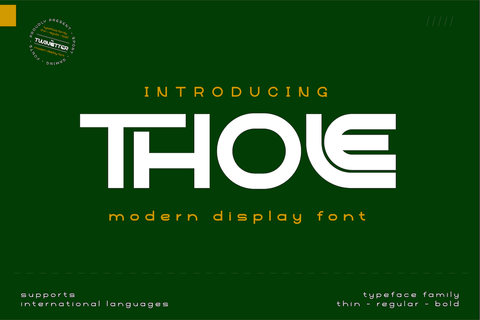 Thole Font twinletter 