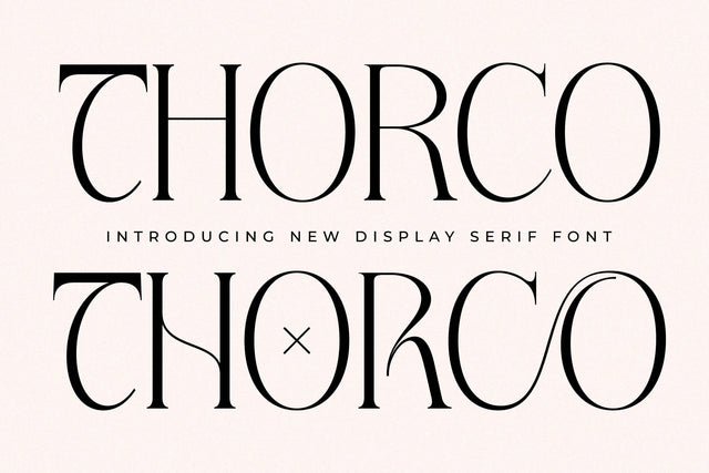 Thorco Typeface Font Storytype Studio 