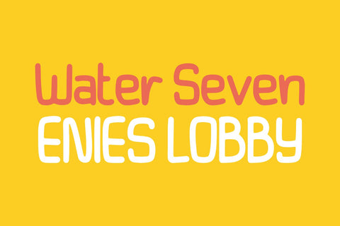 Thousand Sunny Font Forberas 